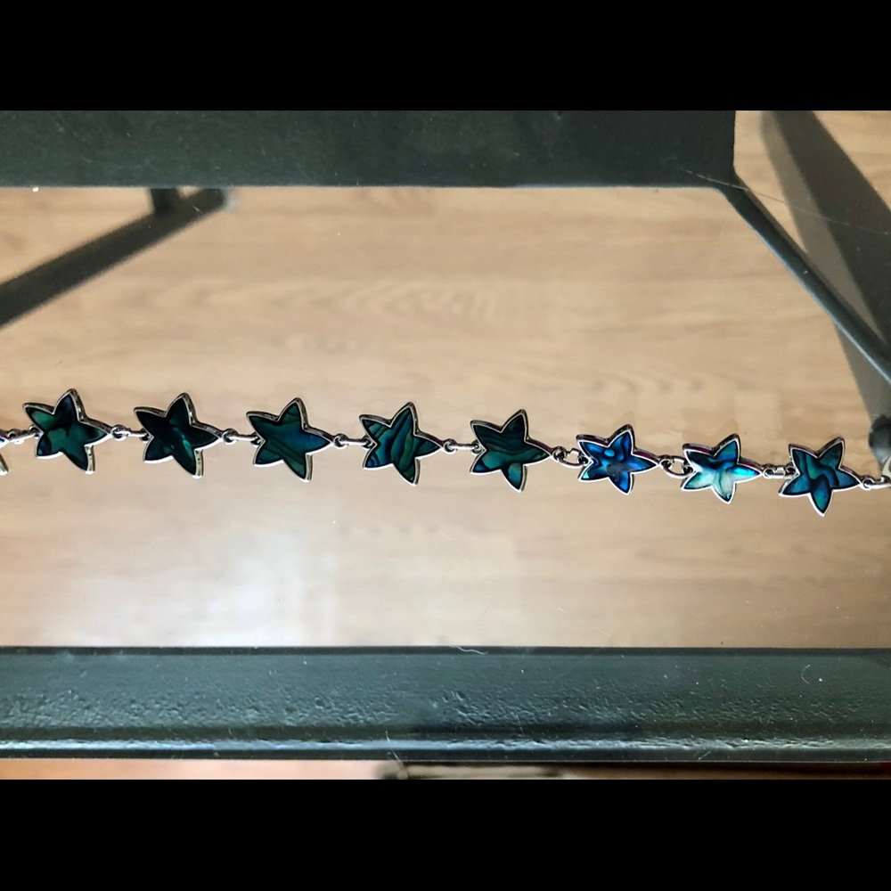 Pretty blue star bracelet